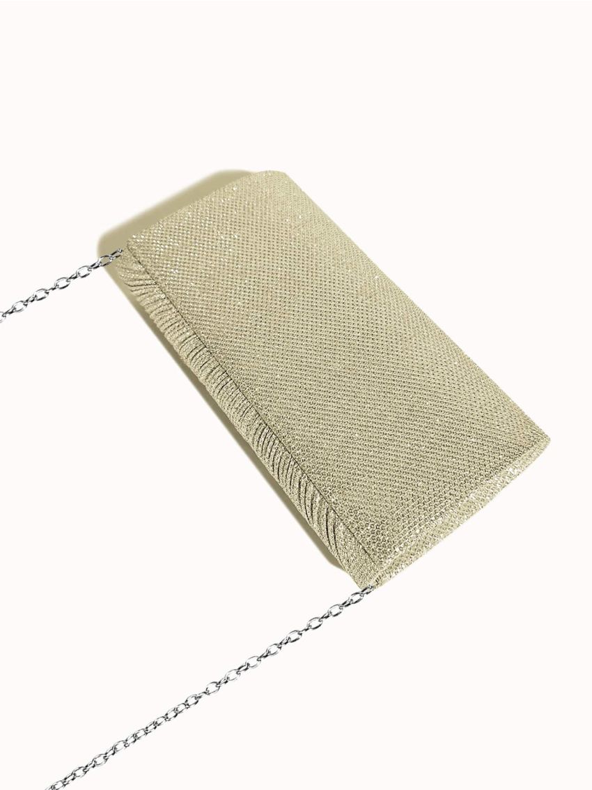 Mini Glitter Flap Square Bag
