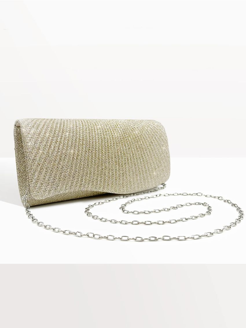 Mini Glitter Flap Square Bag