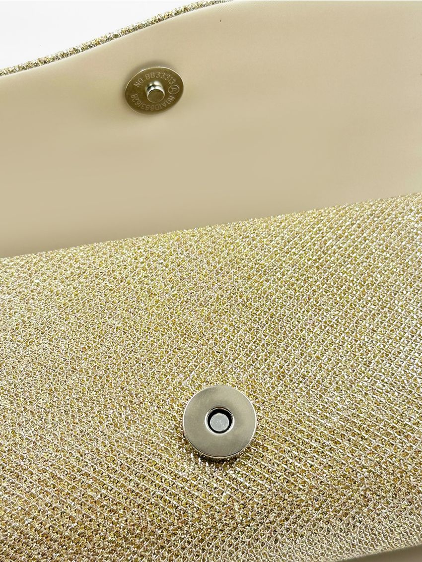 Mini Glitter Flap Square Bag
