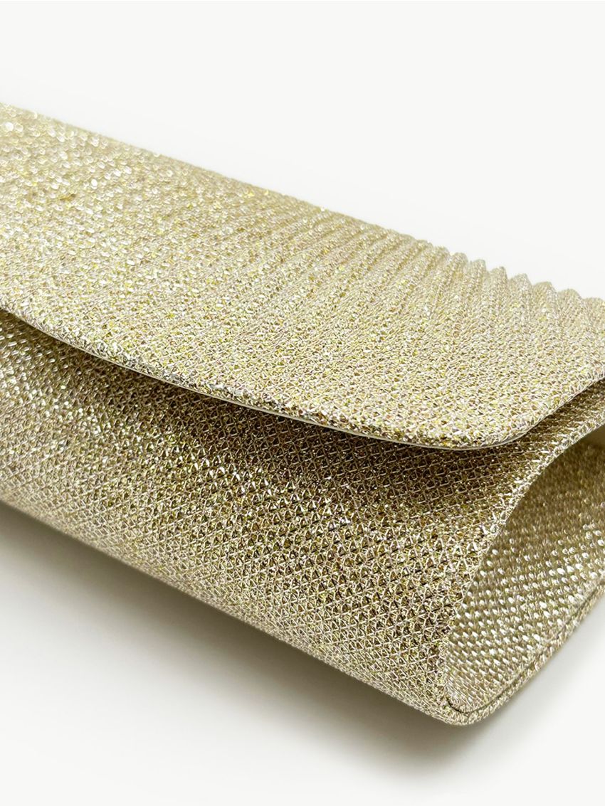 Mini Glitter Flap Square Bag