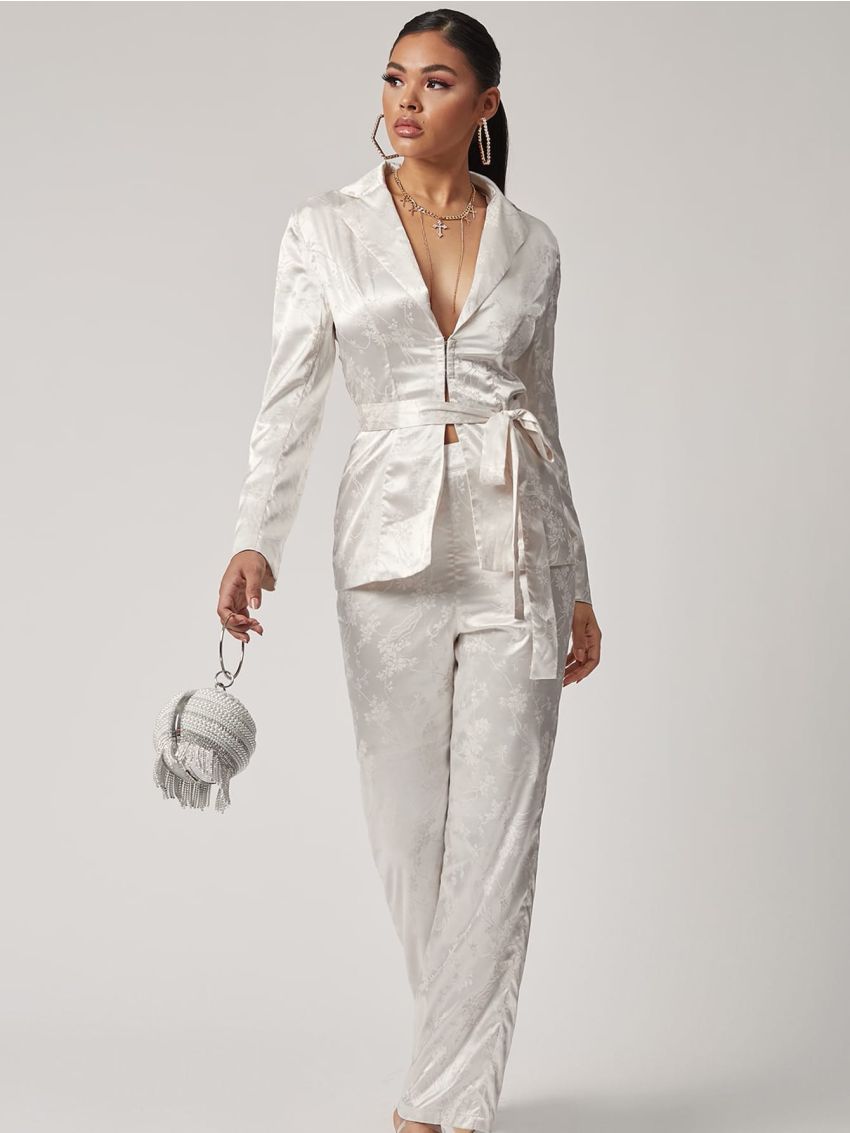 Mini Faux Pearl & Rhinestone Decor Circle Bag