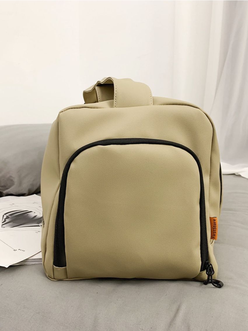 Letter Graphic Hobo Bag