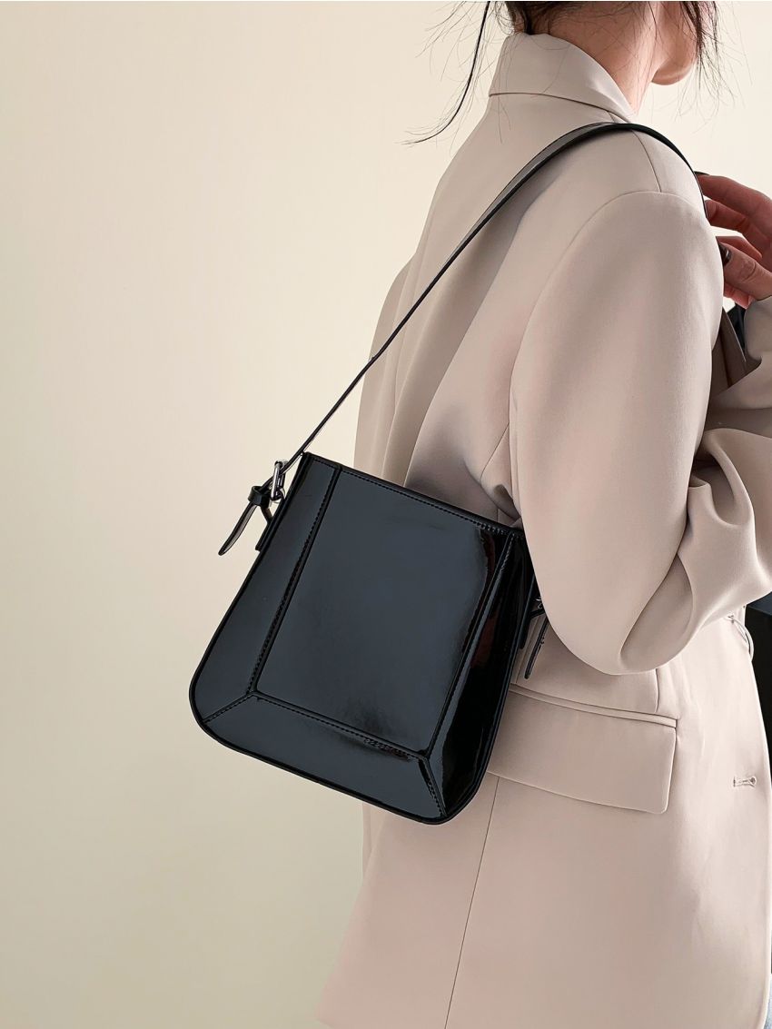 Mini Metallic Square Bag