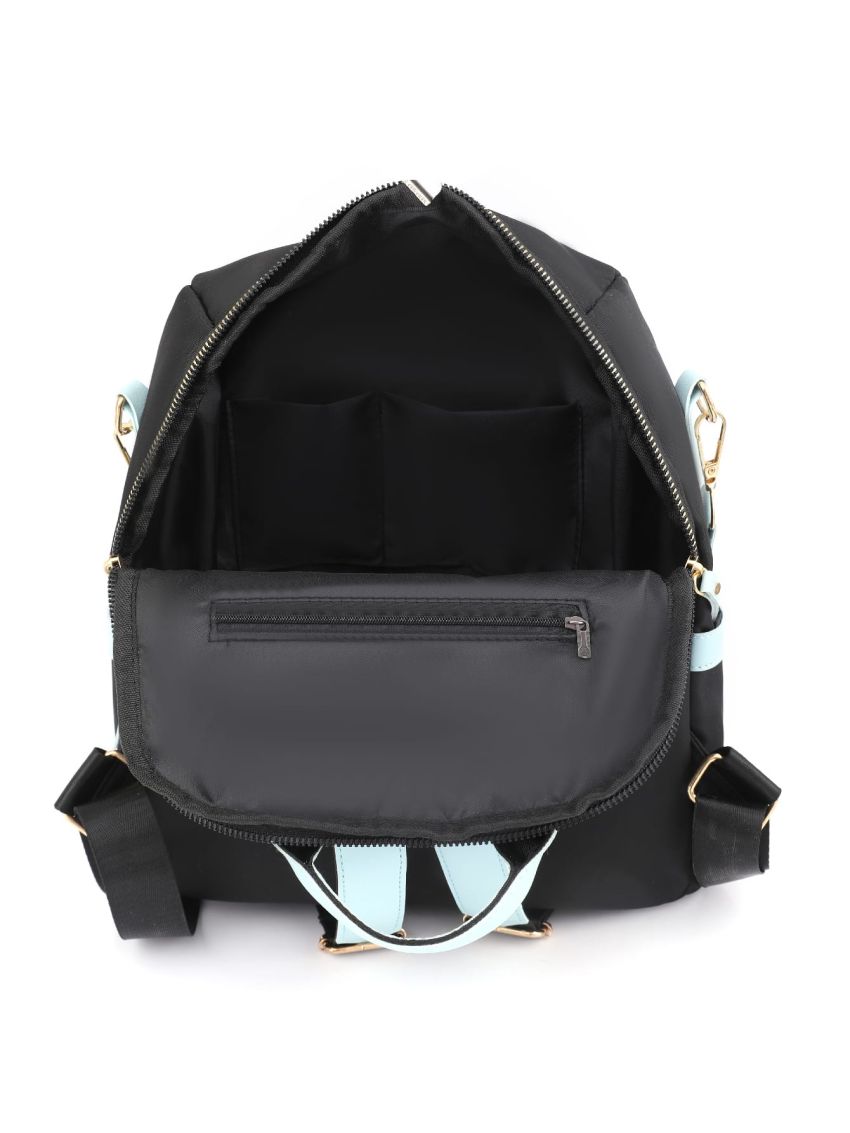 Two Tone Pocket Front Backpack