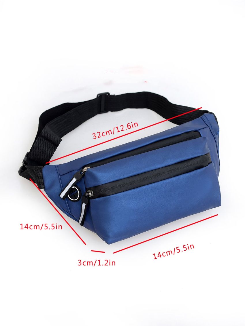 Waterproof Man Waist Bag Fanny Pack Fashion Chest Pack Outdoor Sports Crossbody Bag Casual Travel Male Belt Bag Hip Waist Pack