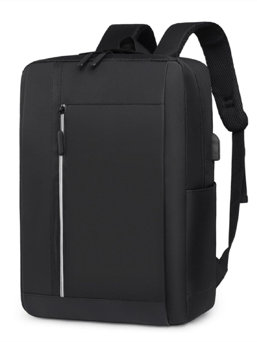 Men Charging Port Design Laptop Backpack