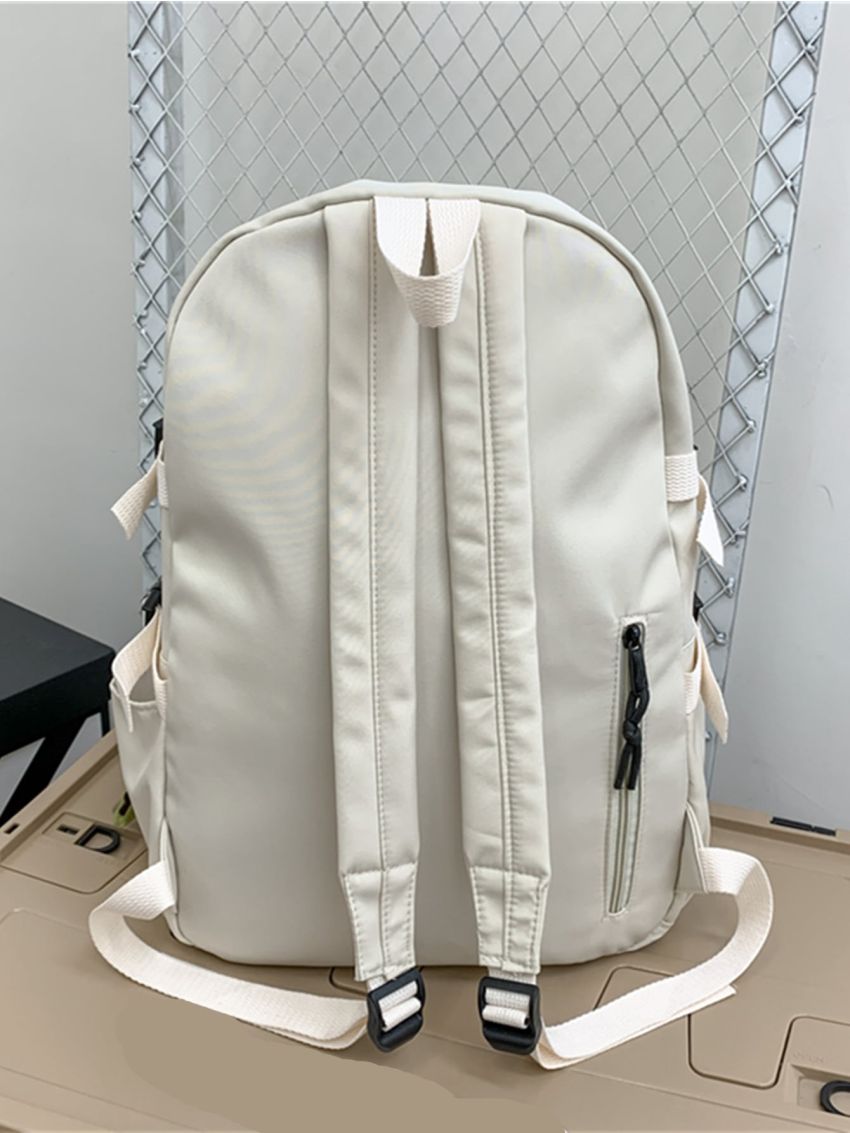 Men Letter Patch Decor Casual Daypack