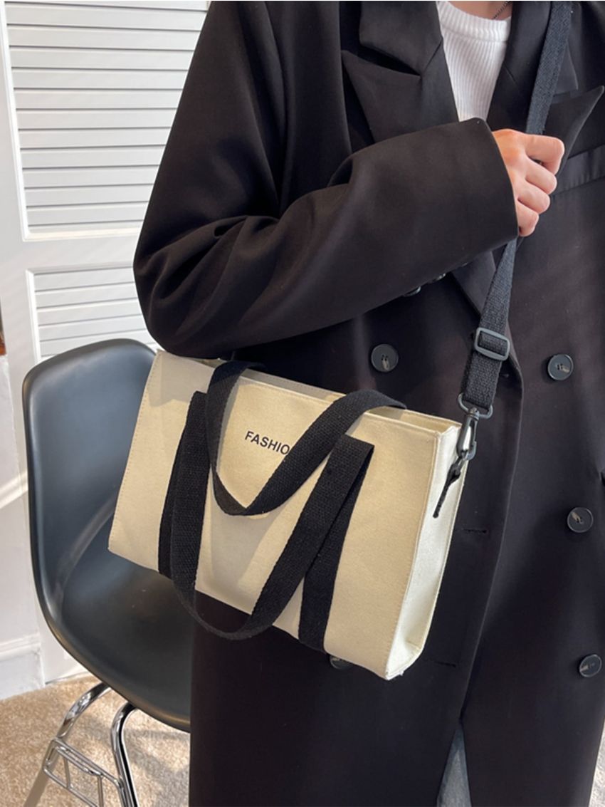 Mini Letter Graphic Square Bag