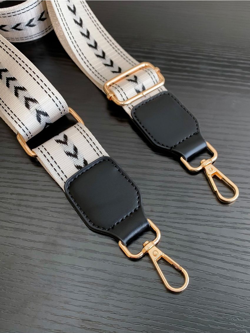 Colorblock Graphic Bag Strap