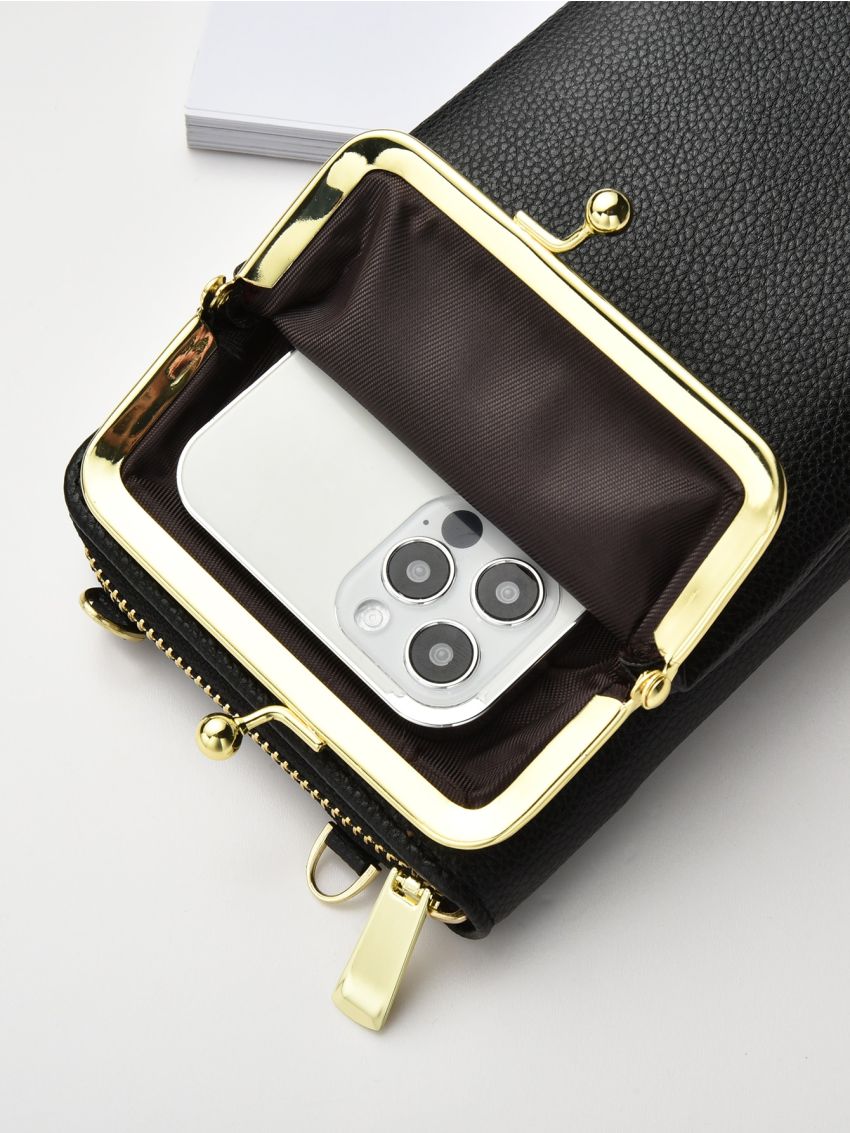 Letter Detail Phone Wallet