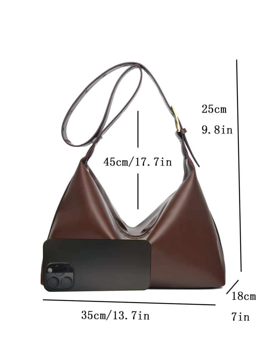 Minimalist Adjustable Strap Hobo Bag
