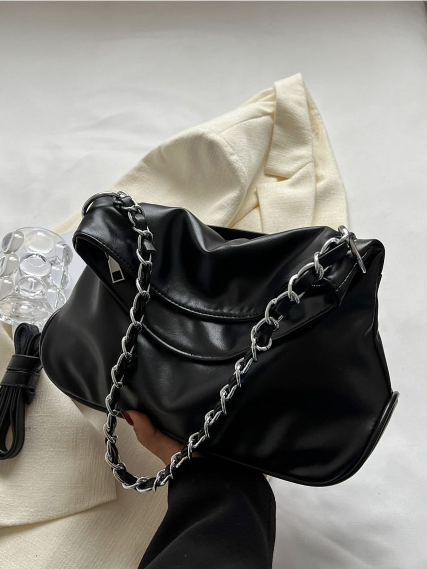 Minimalist Chain Hobo Bag