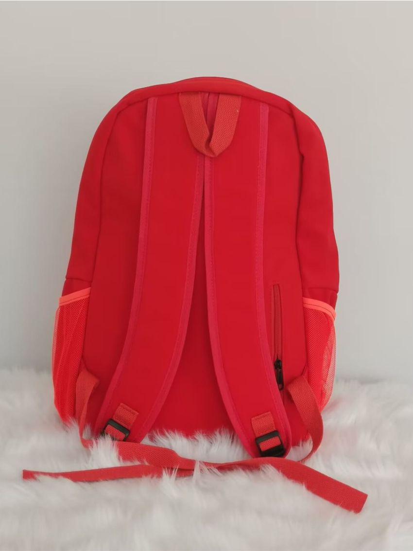 Letter Graphic Functional Backpack With Bag Charm