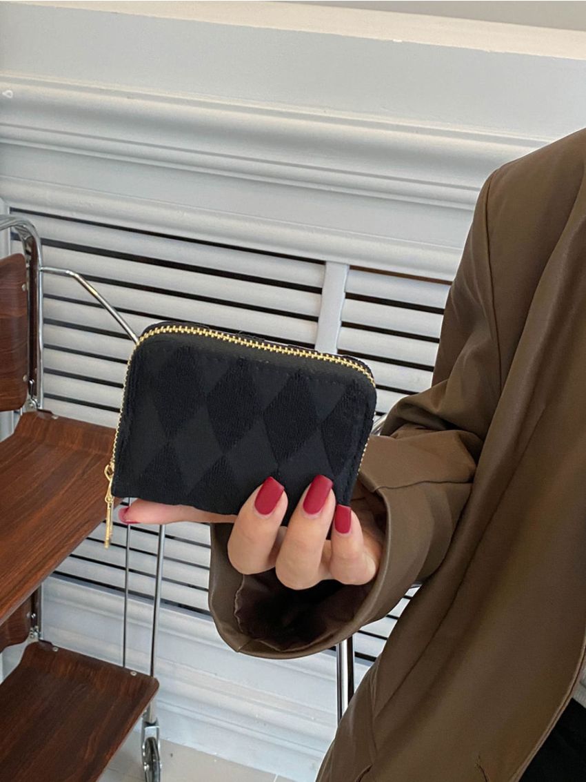 Geometric Pattern Card Holder