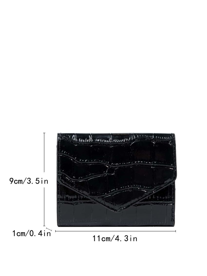 Crocodile Embossed Small Wallet