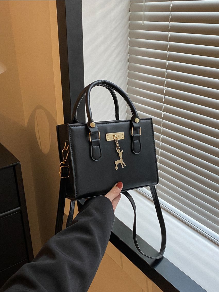 Mini Deer Decor Square Bag