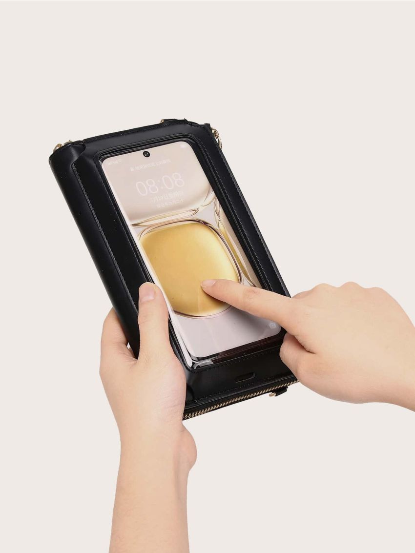 Minimalist Zipper Around Long Wallet