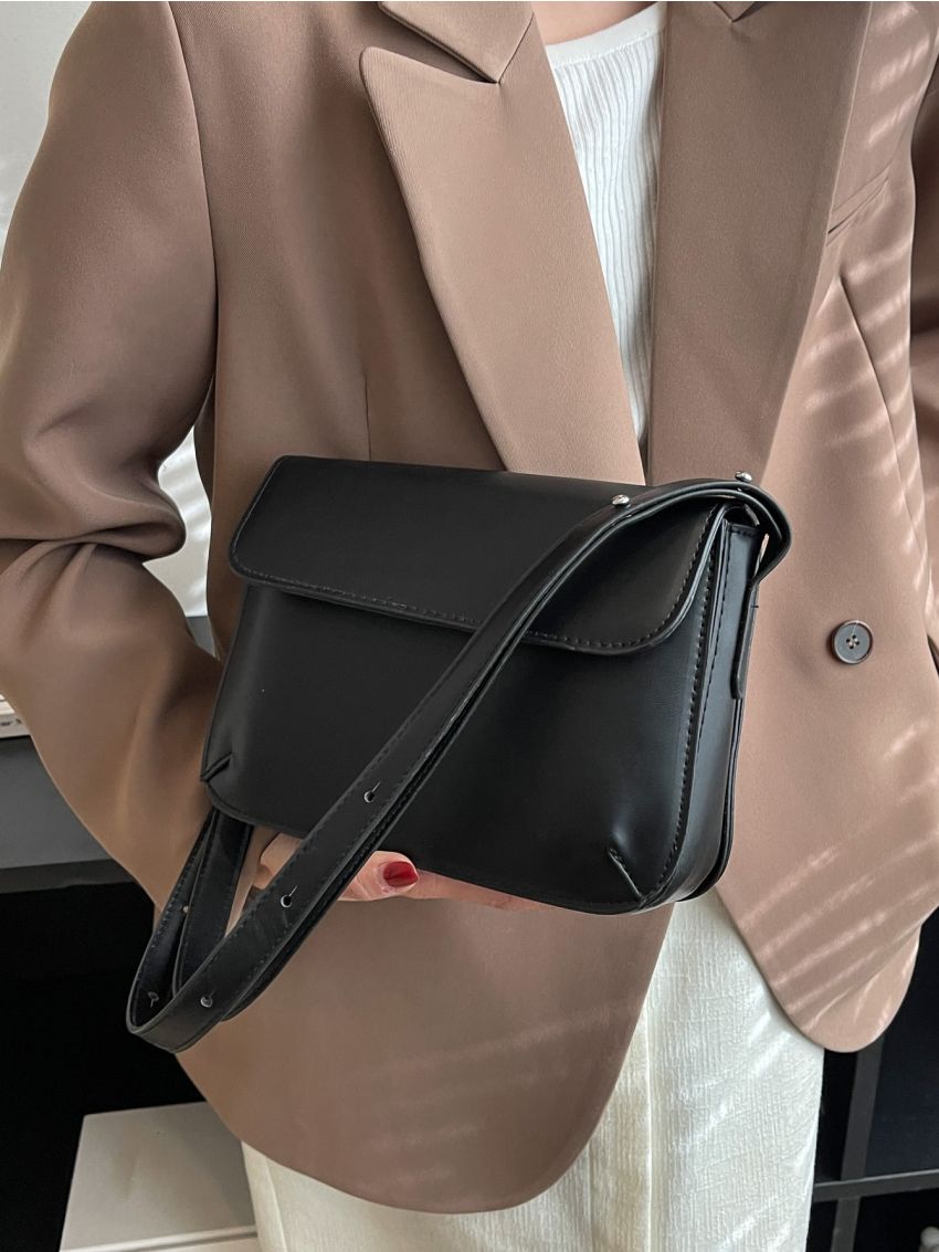 Minimalist Flap Square Bag