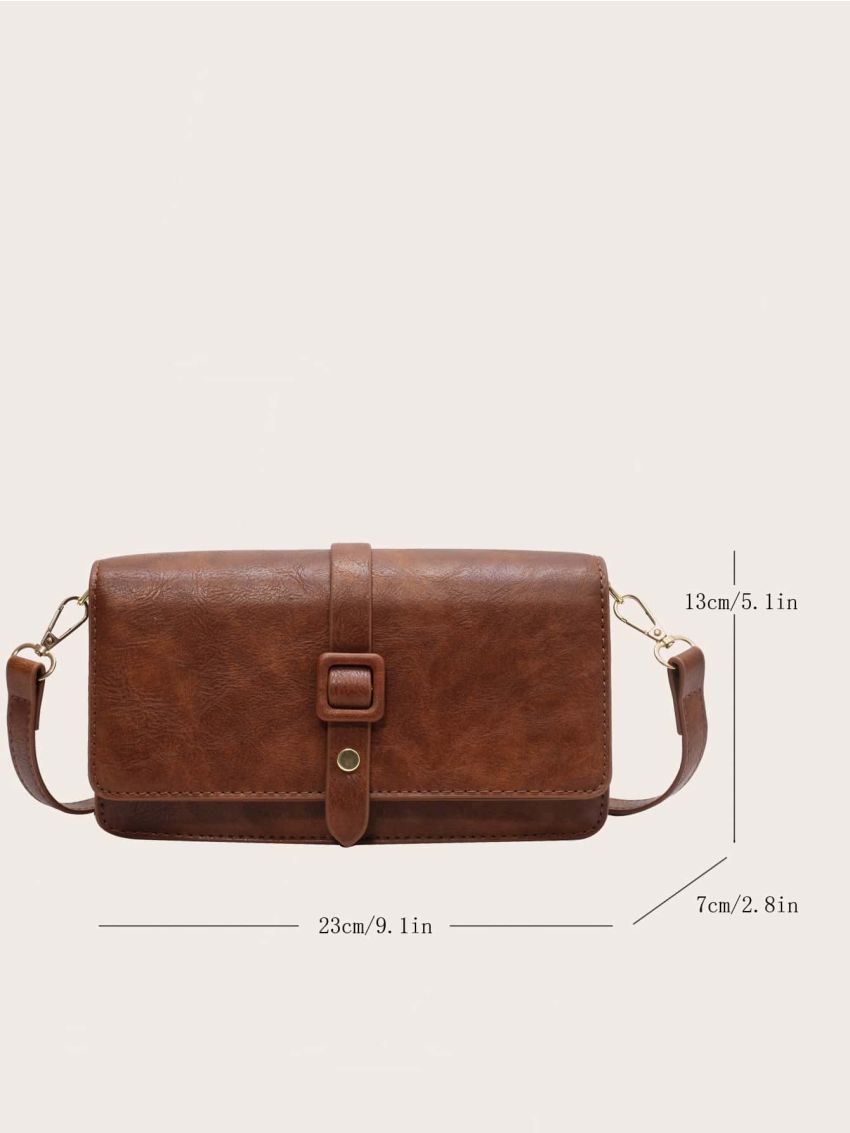 Minimalist Flap Square Bag