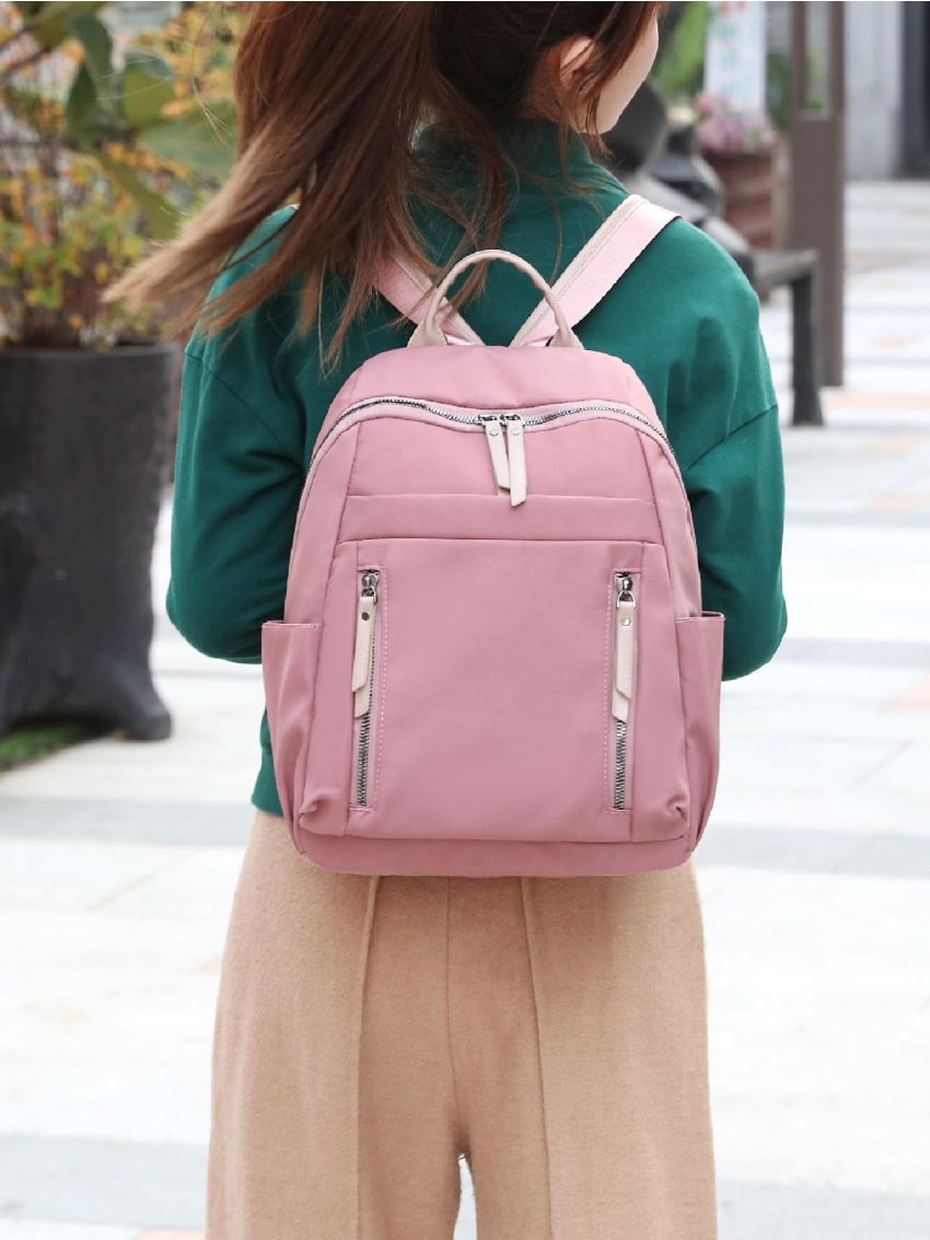 Minimalist Zip Front Backpack