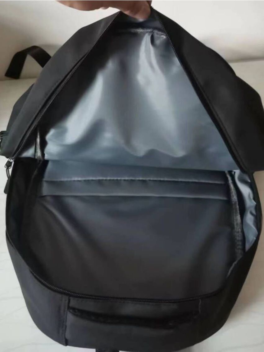 Release Buckle Decor Classic Backpack With Bag Charm