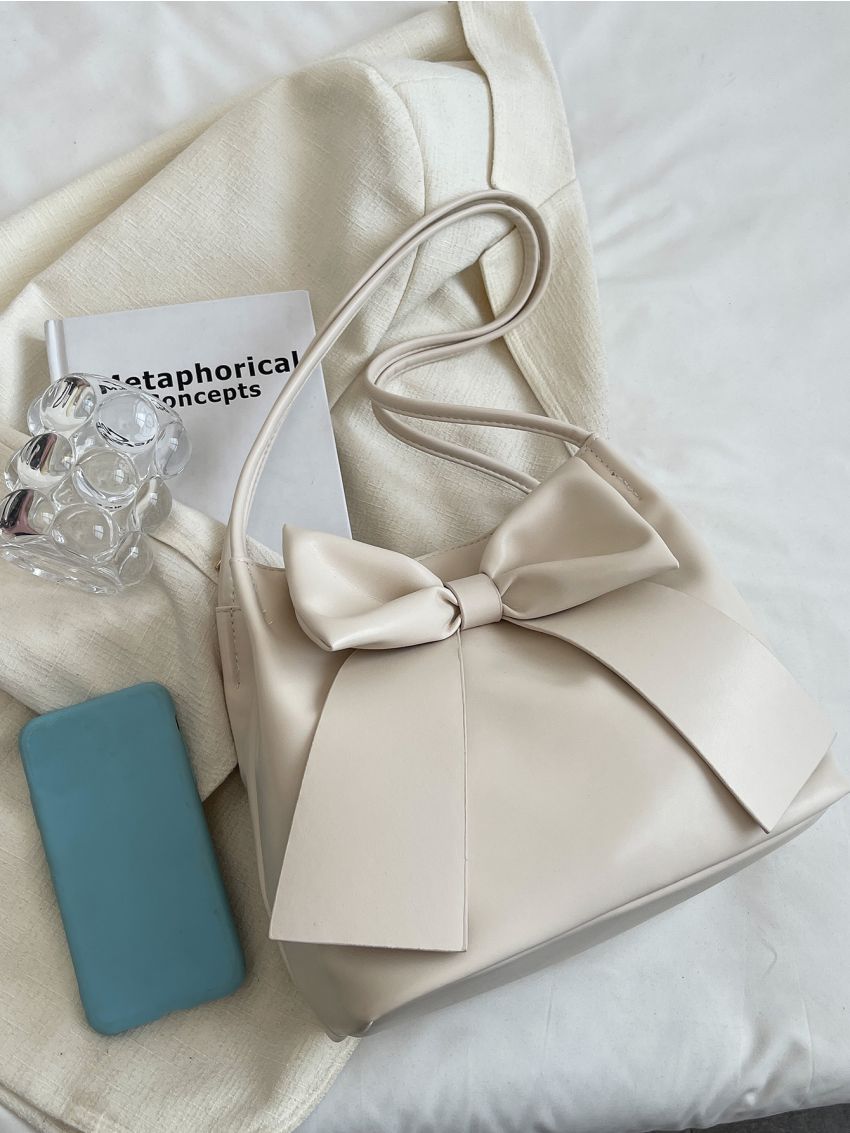 Bow Decor Shoulder Bag