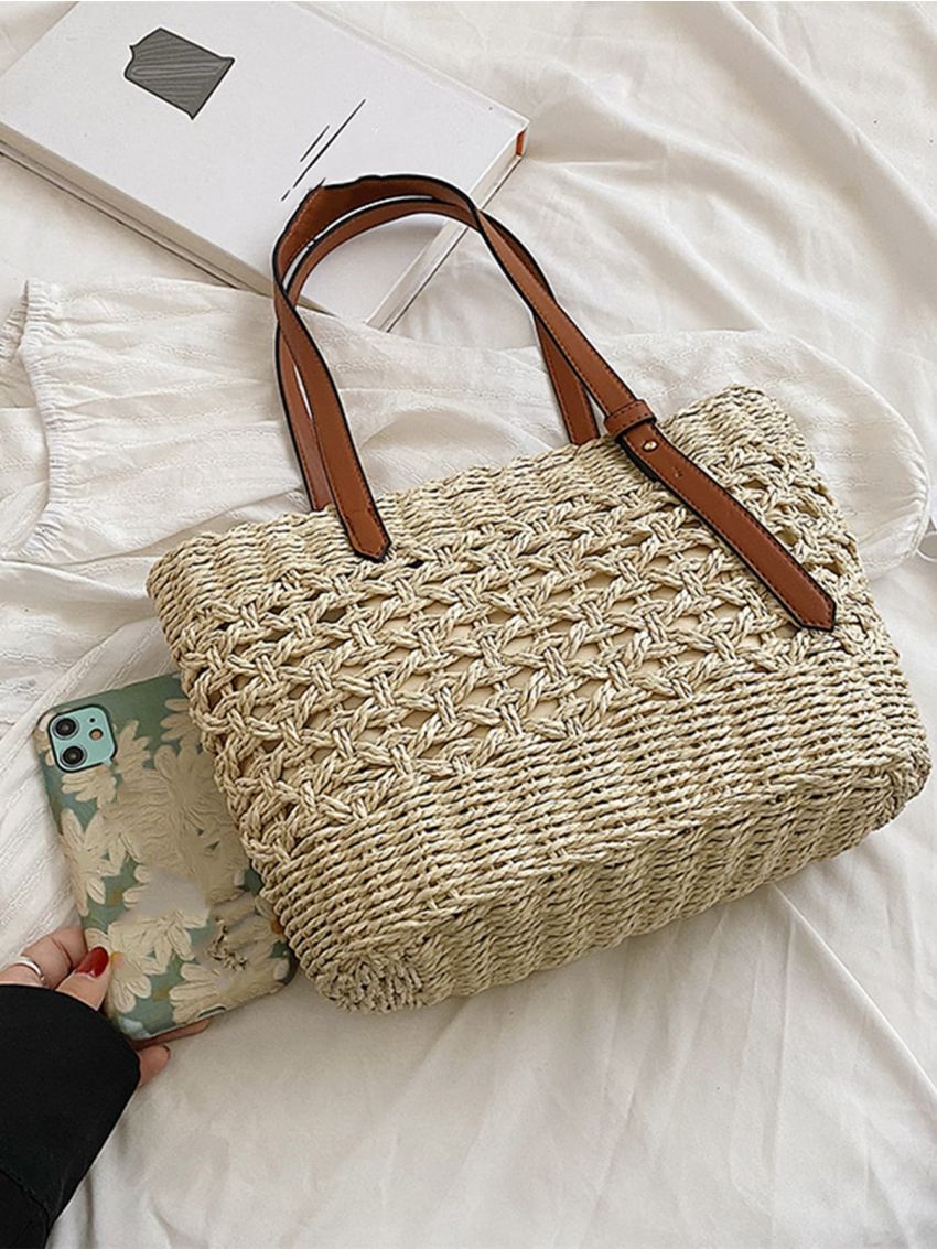 Minimalist Straw Bag