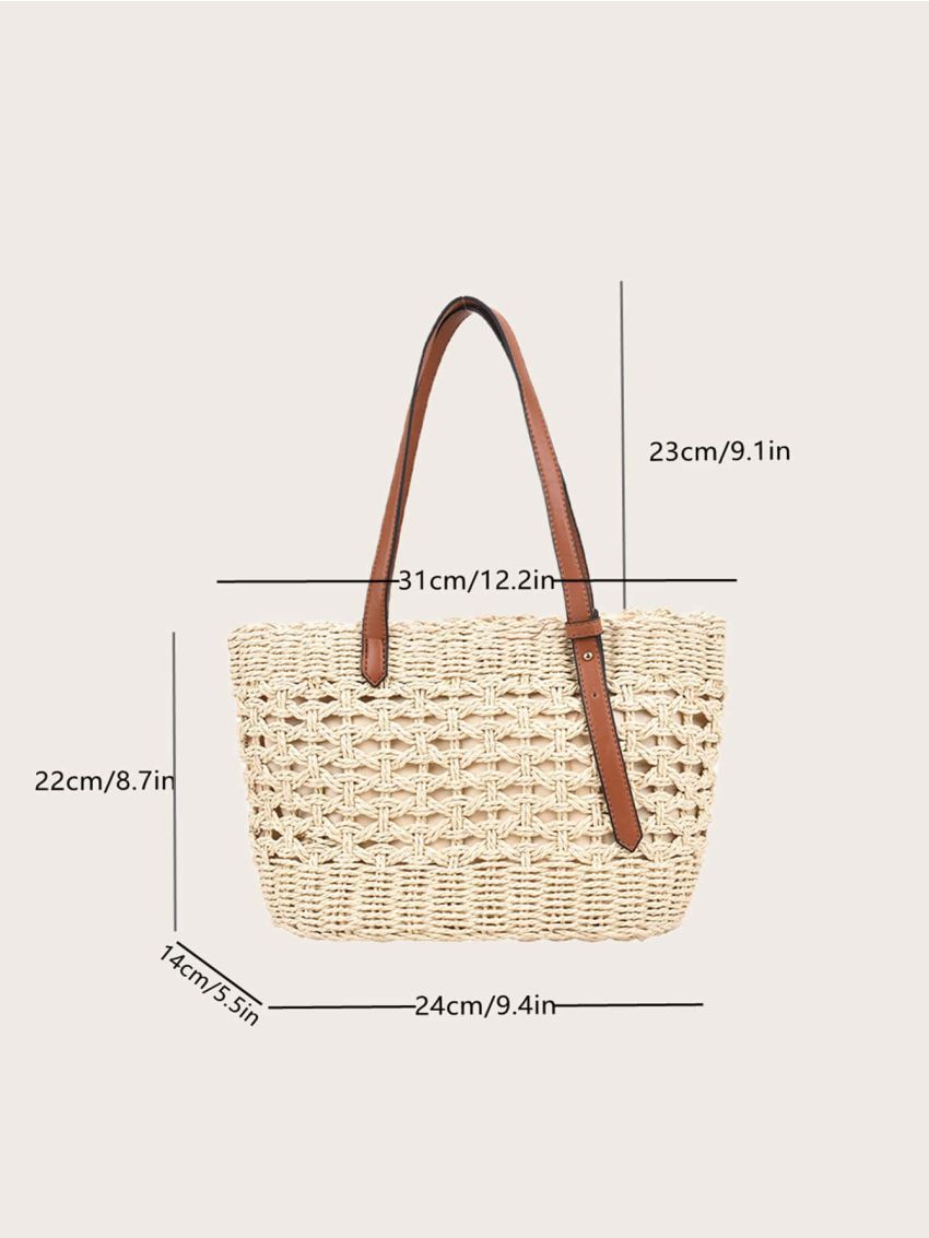 Minimalist Straw Bag