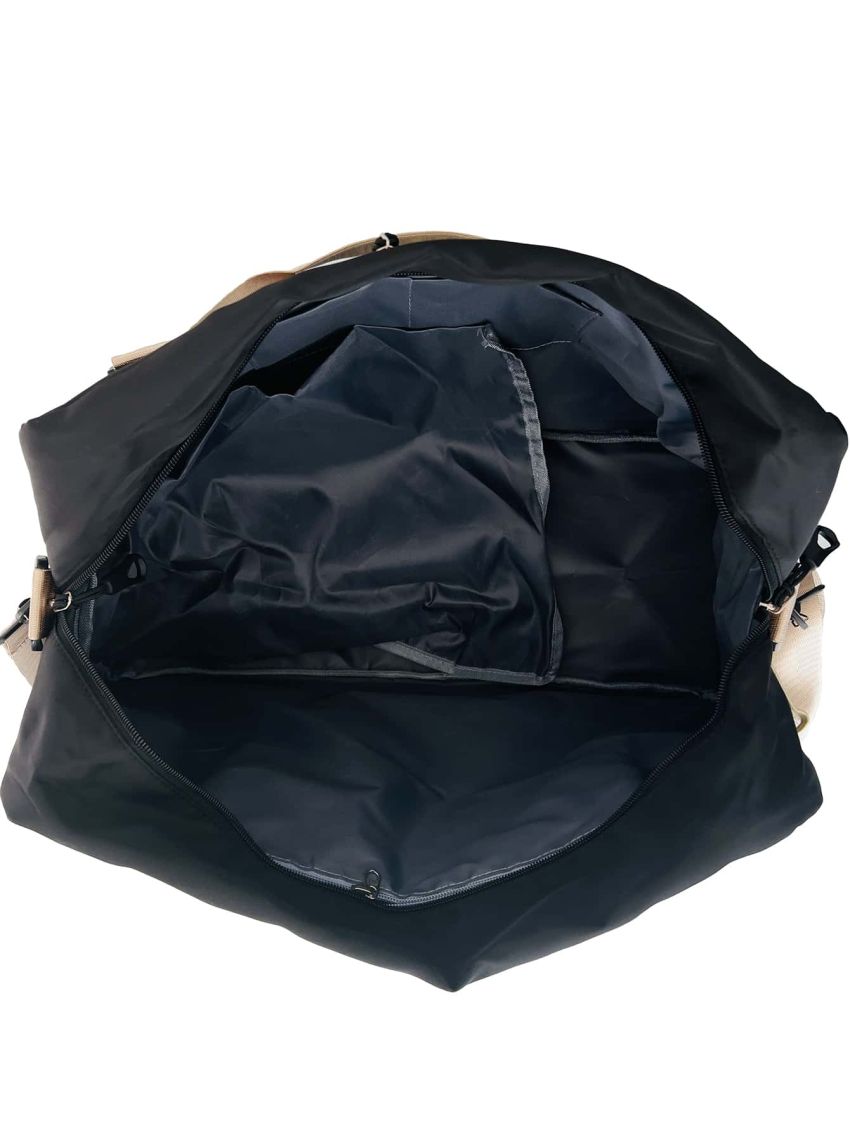 Letter Graphic Double Handle Travel Bag Sporty