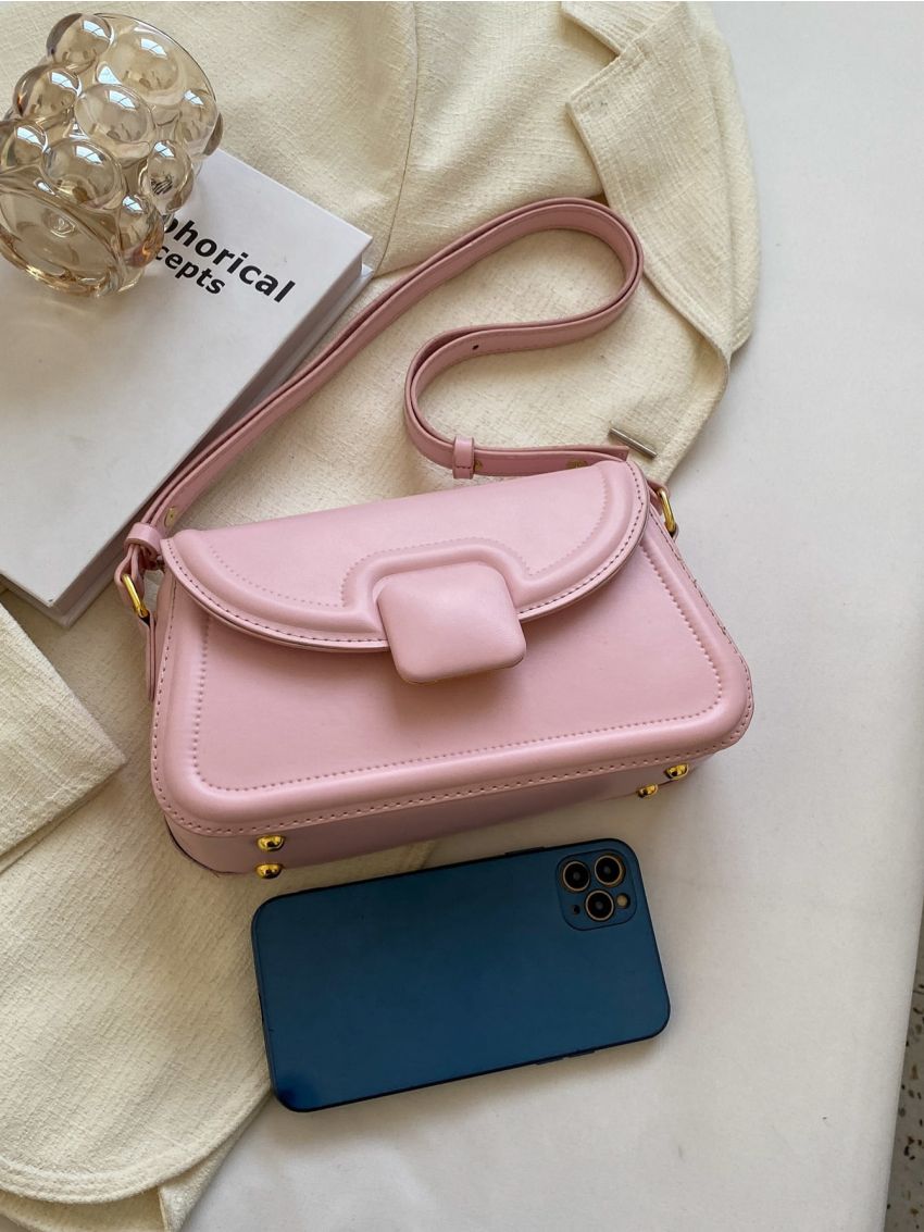 Minimalist Flap Square Bag