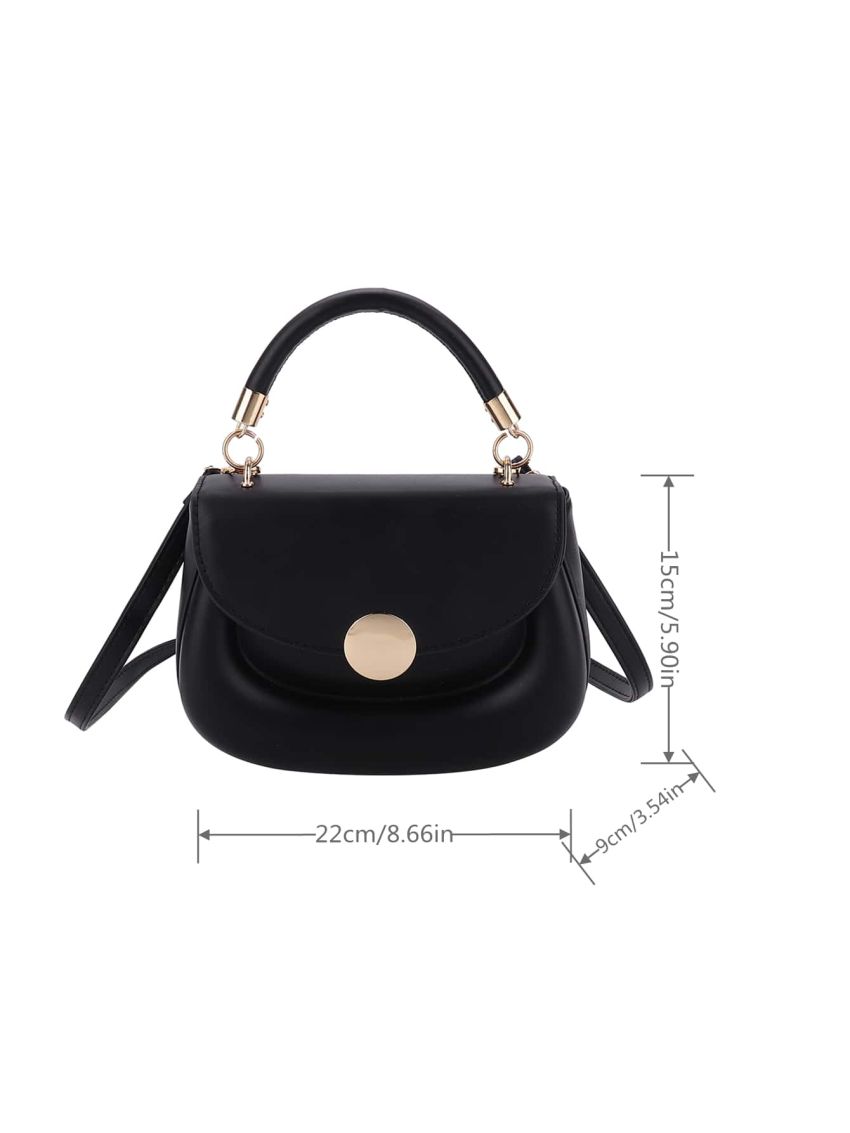 Minimalist Flap Saddle Bag
