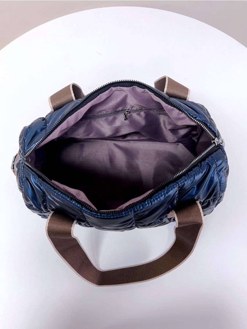 Quilted Detail Shoulder Tote Bag