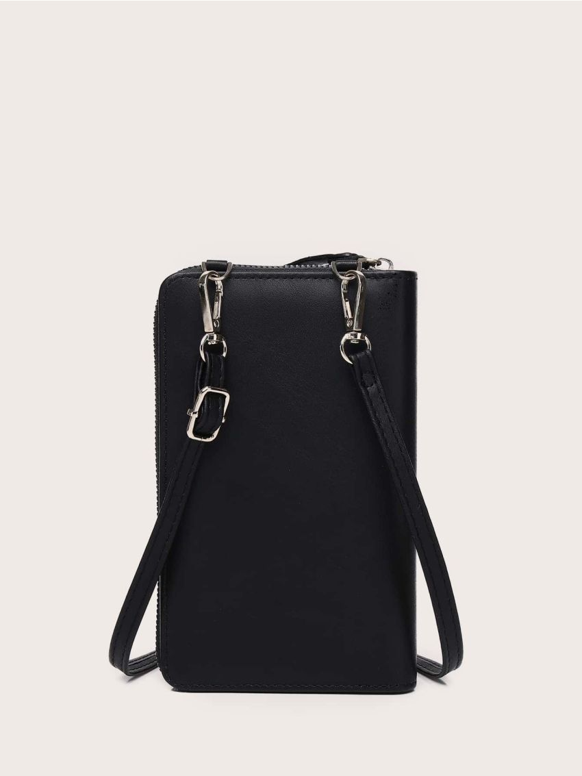 Lizard Embossed Flap Phone Wallet