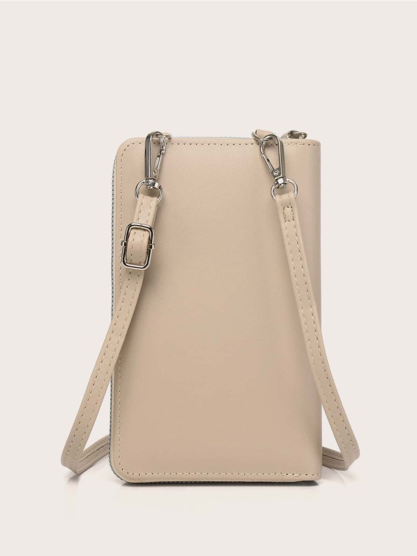 Lizard Embossed Flap Phone Wallet