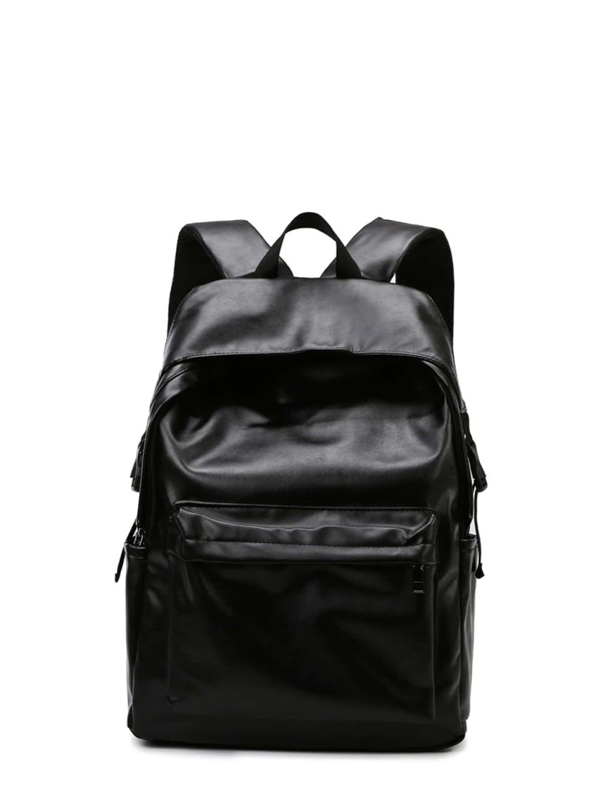 Zip Front Laptop Backpack