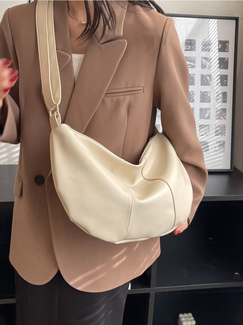 Minimalist Large Capacity Hobo Bag