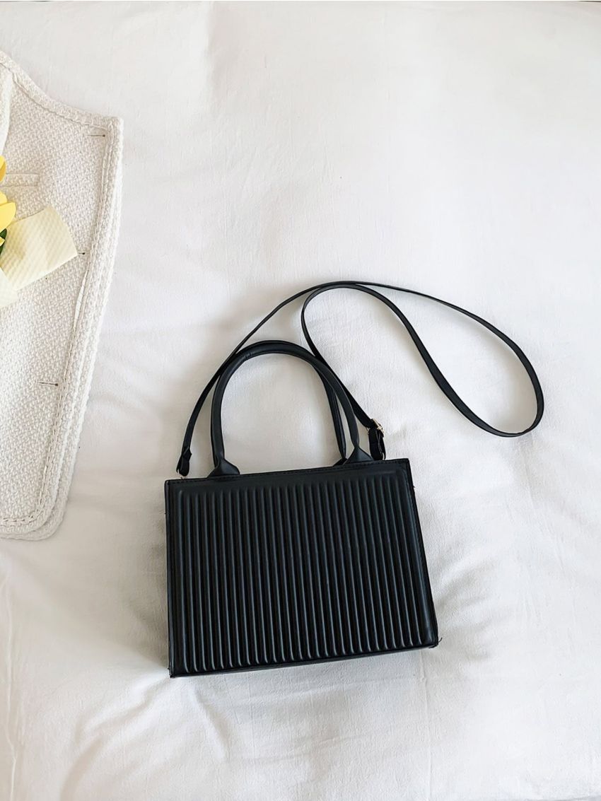 Embossed Detail Square Bag
