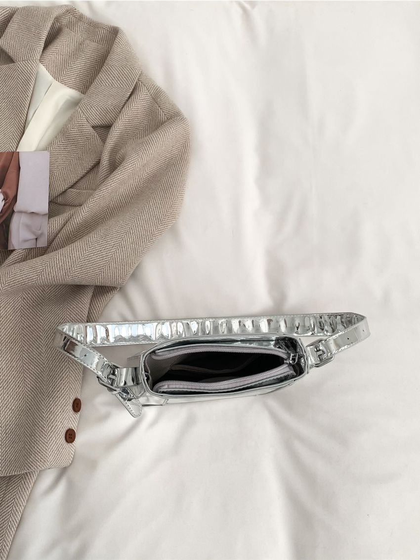 Mini Metallic Shoulder Bag