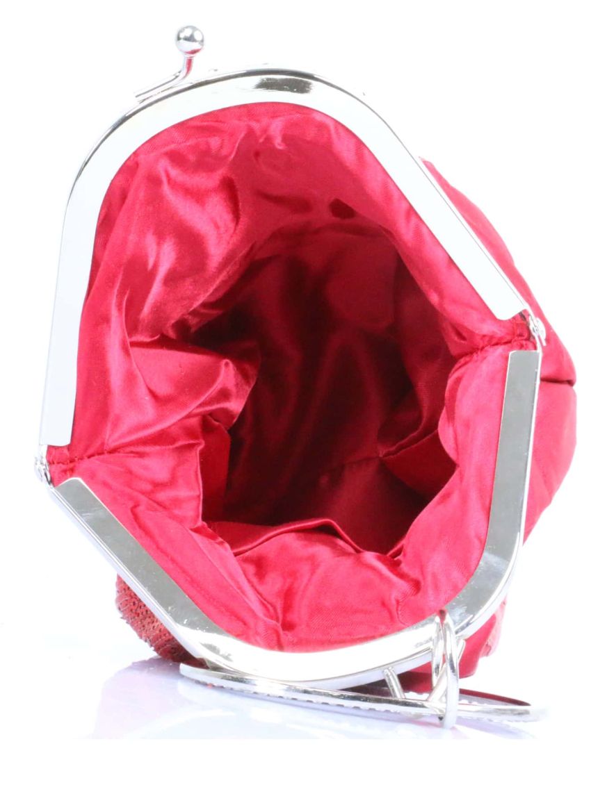 Mini Rhinestone Decor Top Handle Bag