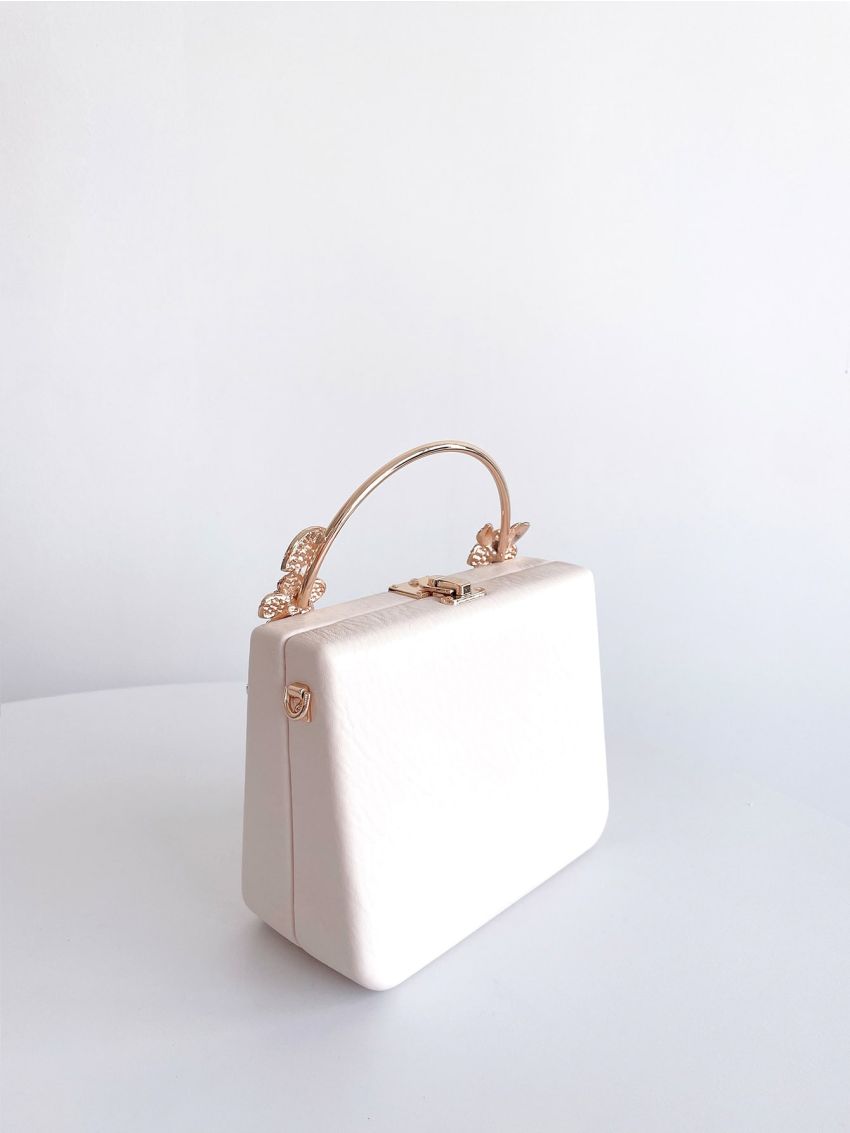 Mini Rhinestone Decor Box Bag