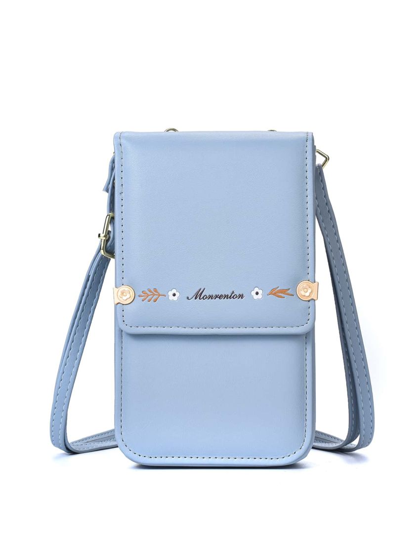 Floral Graphic Flap Phone Wallet