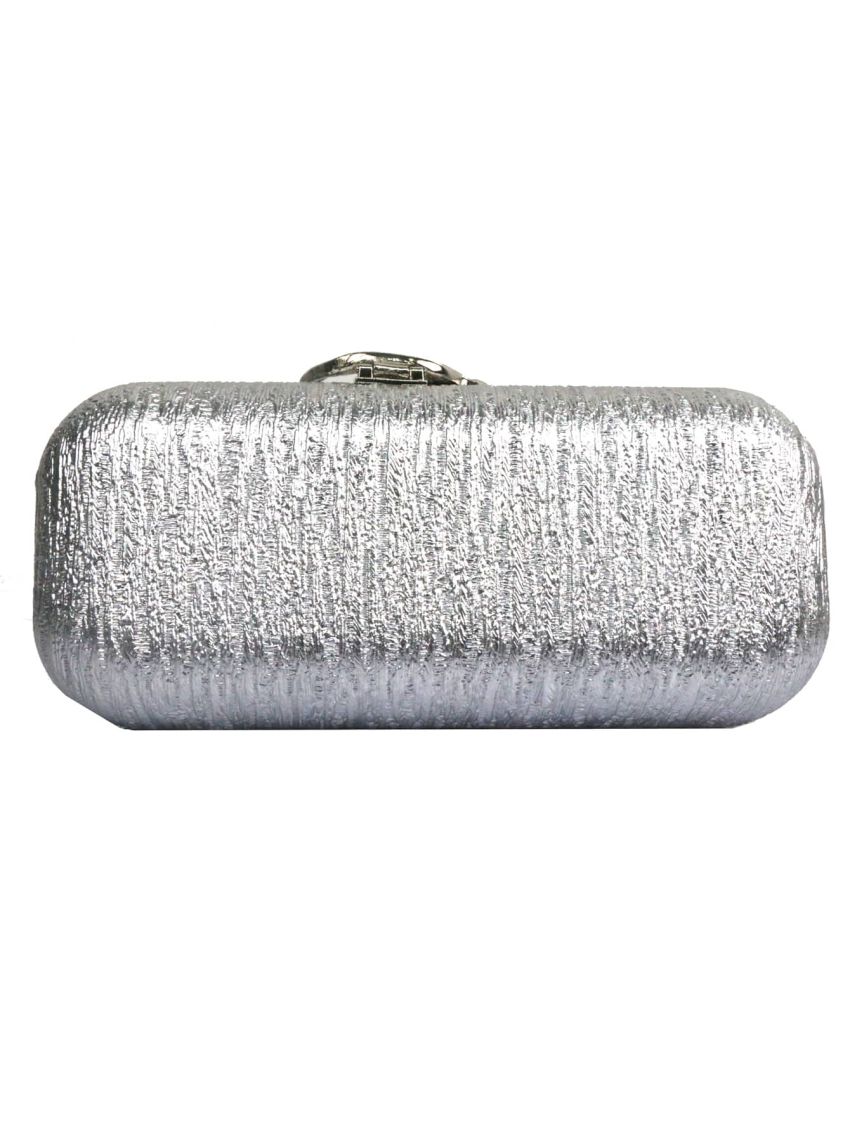 Metallic Rhinestone & Animal Decor Chain Box Bag