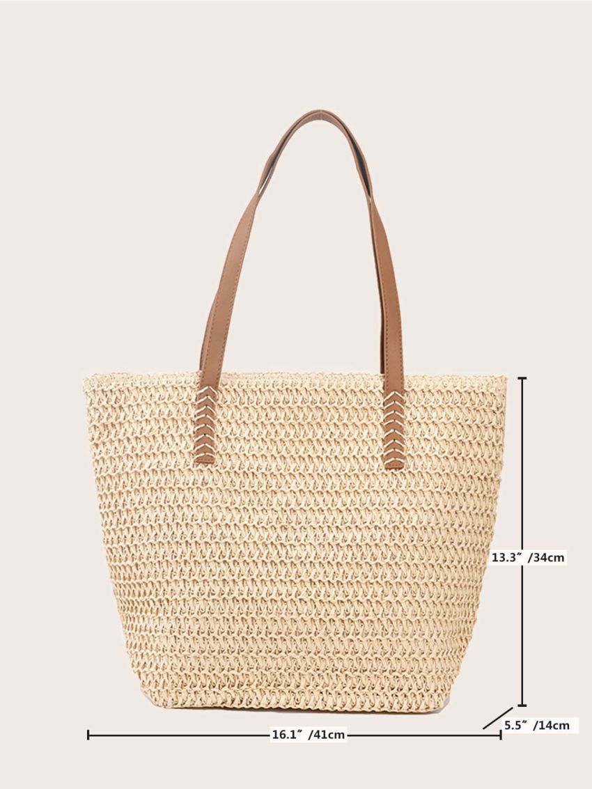 Minimalist Straw Bag