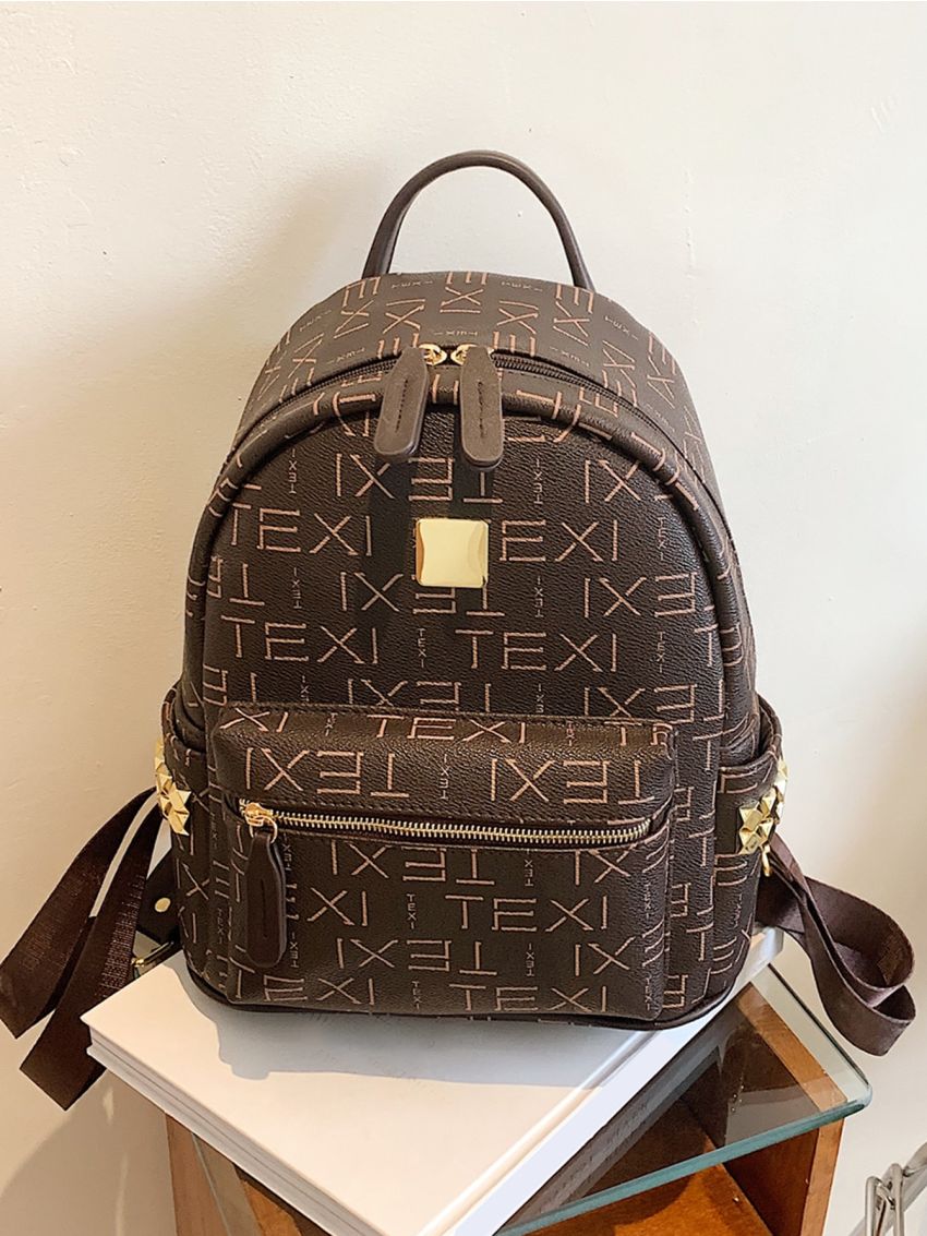 All Over Print Metal Decor Classic Backpack