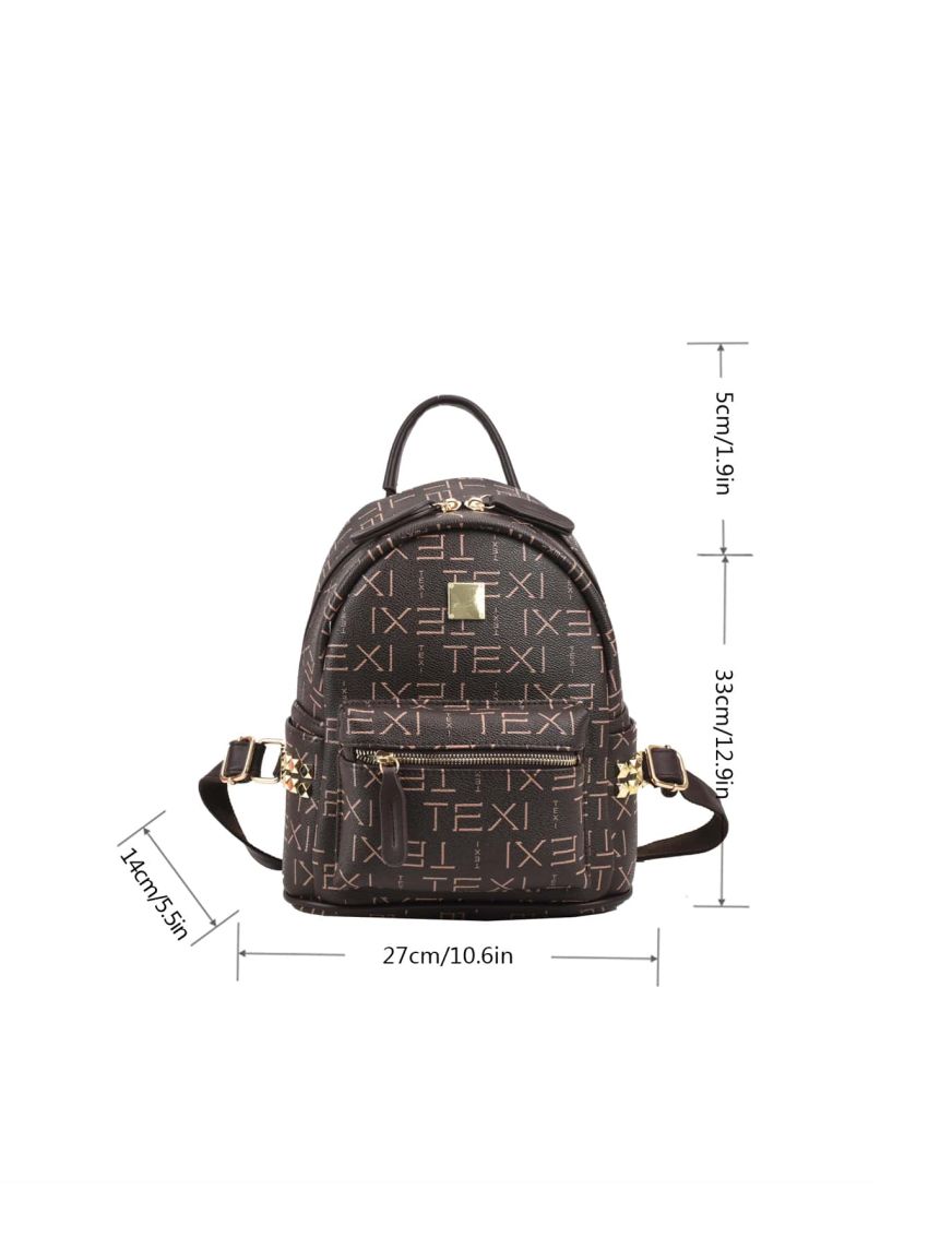 All Over Print Metal Decor Classic Backpack