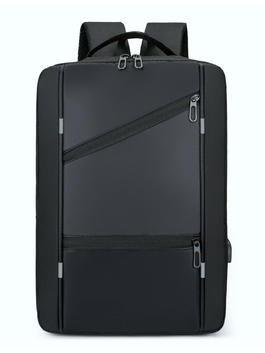 Men's Waterproof Backpack Casual Business Men Computer Backpack 15.6 Inch Laptop Bag Back Light Travel Backpack