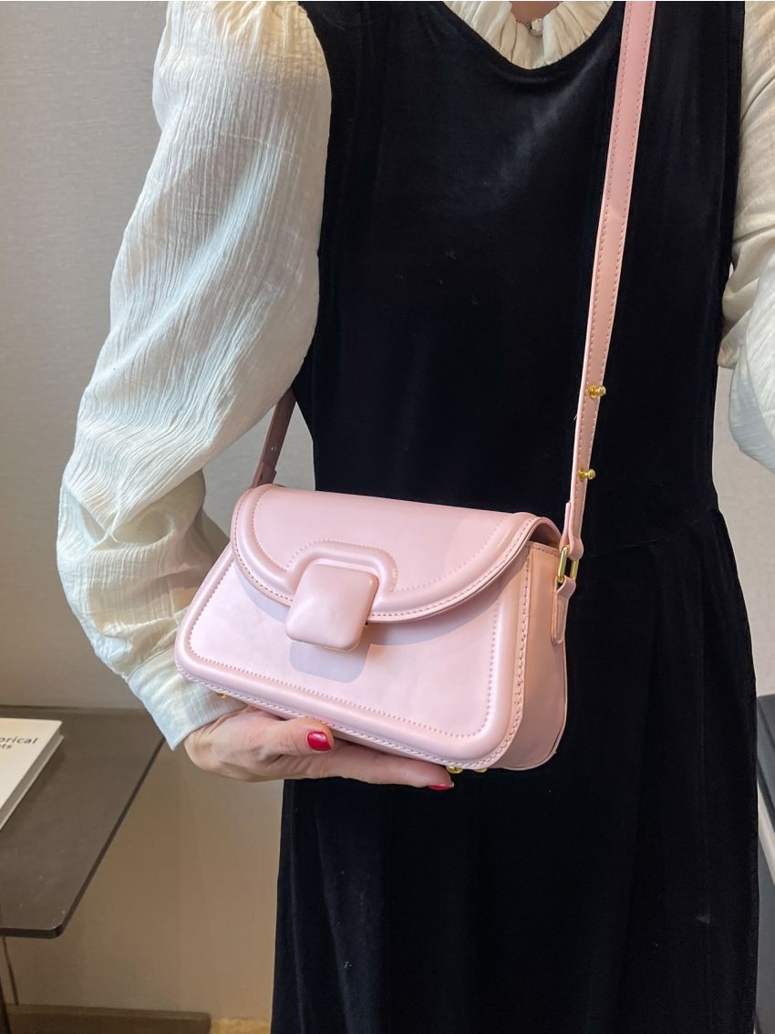 Minimalist Flap Square Bag