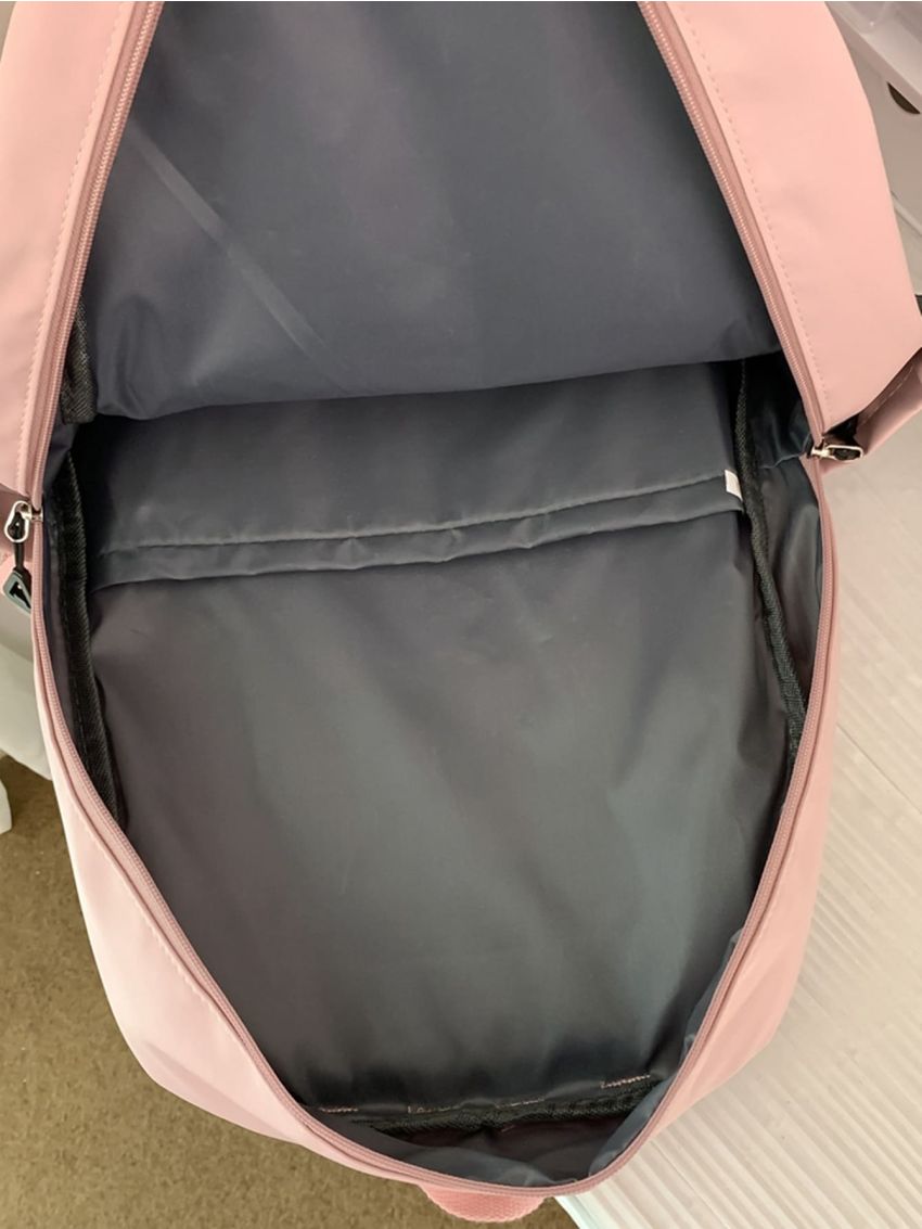 Letter Graphic Functional Backpack