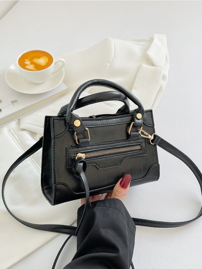 Mini Double Handle Square Bag