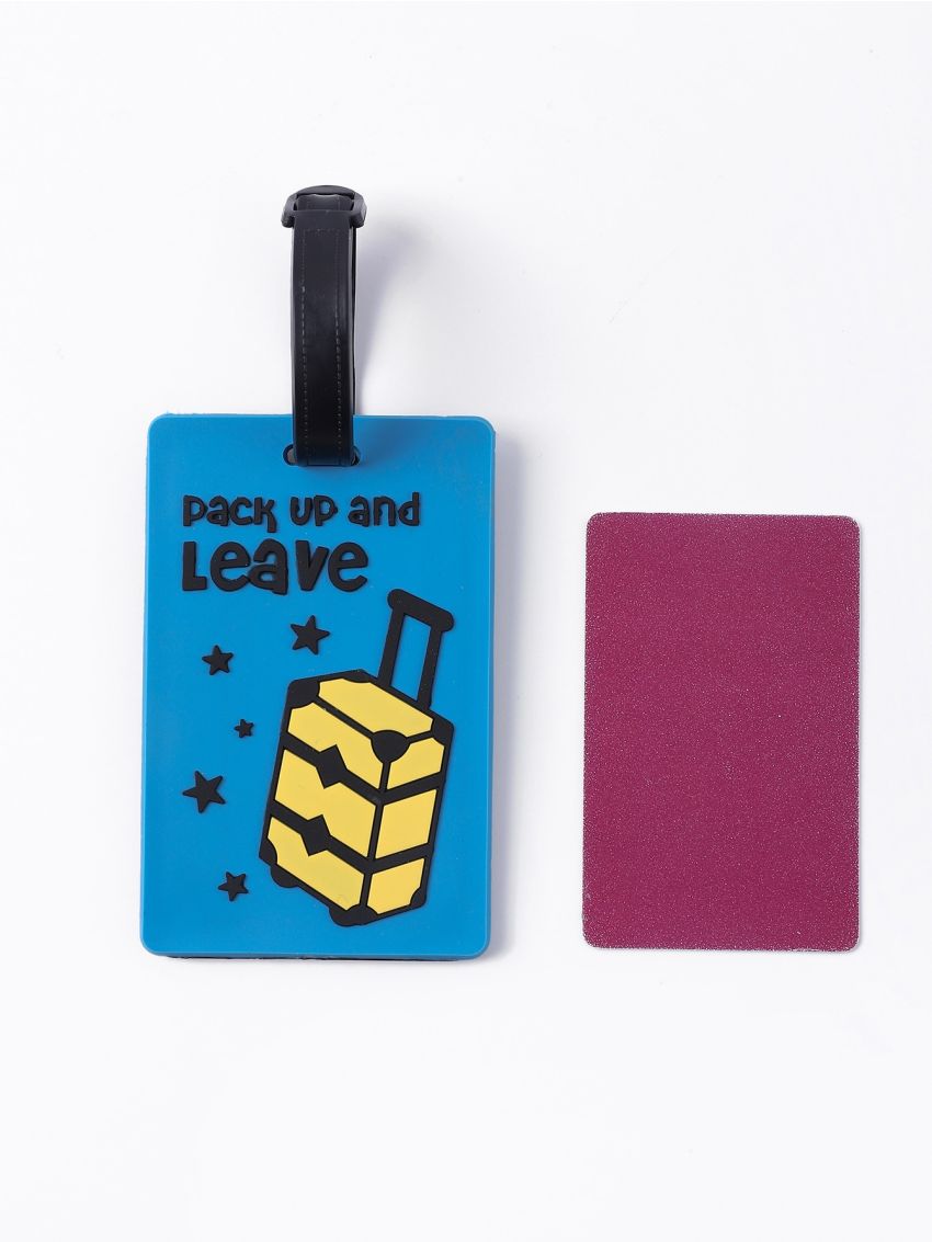 Letter Graphic Luggage Tag